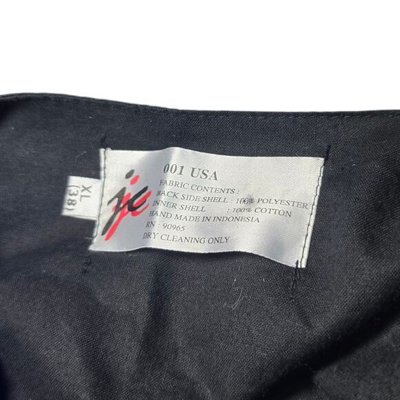 Vintage 1990s JC Texas Sequin Vest Size Extra Large Showman Red White Blue - Picture 5 of 7